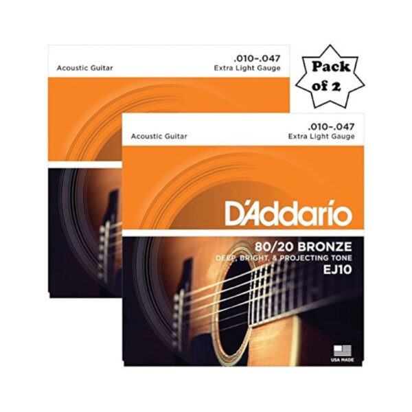 GUITAR STRING SET D’ADDARIO EJ10