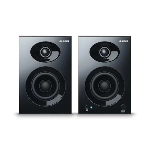 Alesis Elevate 3 MKII Monitors Speakers with Isolation Pads, Cables and Ebook