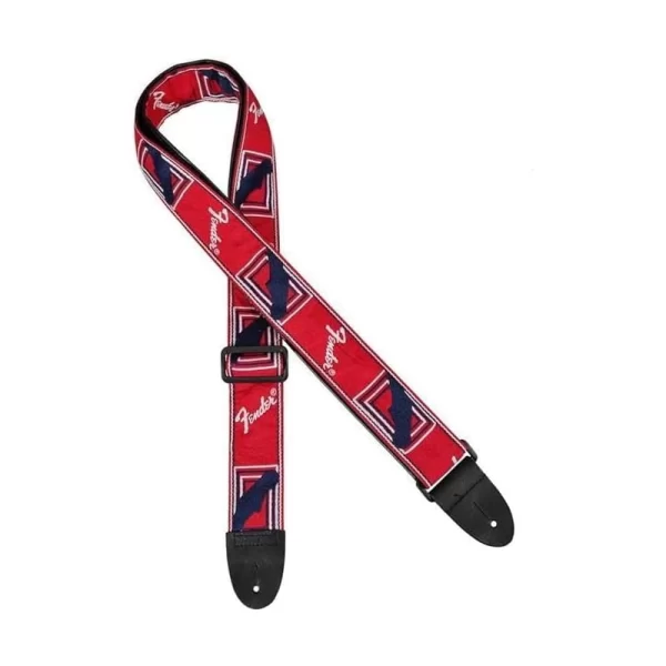 Fender 0990682000 2" Monogrammed Strap Red/White/Blue